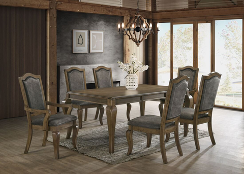 Houston Dining Table + 6 Chairs Set