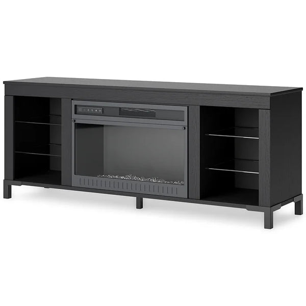 ASHLEY W2721 CAYBERRY TV STAND WITH FIREPLACE