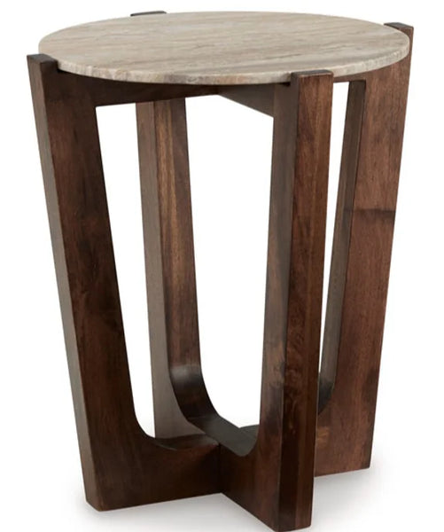 ASHLEY T667-6 TANIDORE ROUND END TABLE