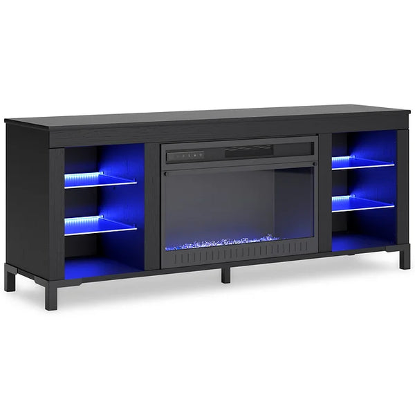 ASHLEY W2721 CAYBERRY TV STAND WITH FIREPLACE