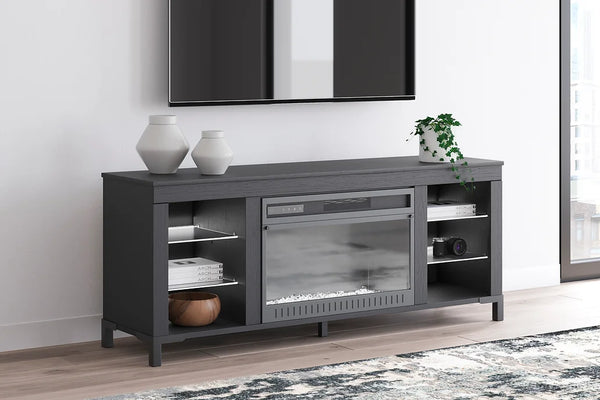 ASHLEY W2721 CAYBERRY TV STAND WITH FIREPLACE