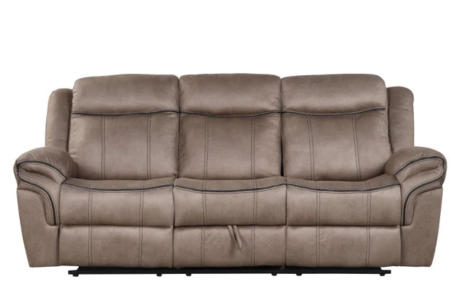 Andres  Reclining Living Room Set Available in Brown and Grey