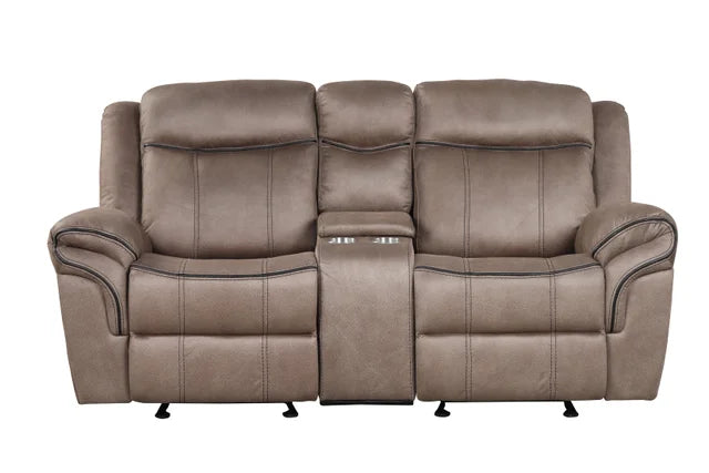 Andres  Reclining Living Room Set Available in Brown and Grey