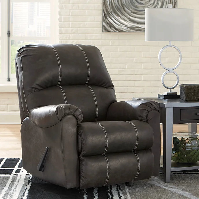 Ashley 13104 Kincord 4 Piece Reclining Set available in Midnight Black