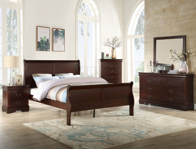 LOUIS PHILIP 4 PIECE BEDROOM SET (TWIN/FULL/QUEEN/KING)