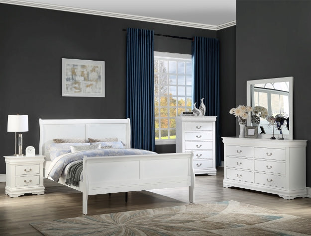 LOUIS PHILIP 4 PIECE BEDROOM SET (TWIN/FULL/QUEEN/KING)