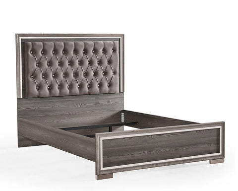 B948 RINO GREY BED AVAILABLE IN KING SIZE