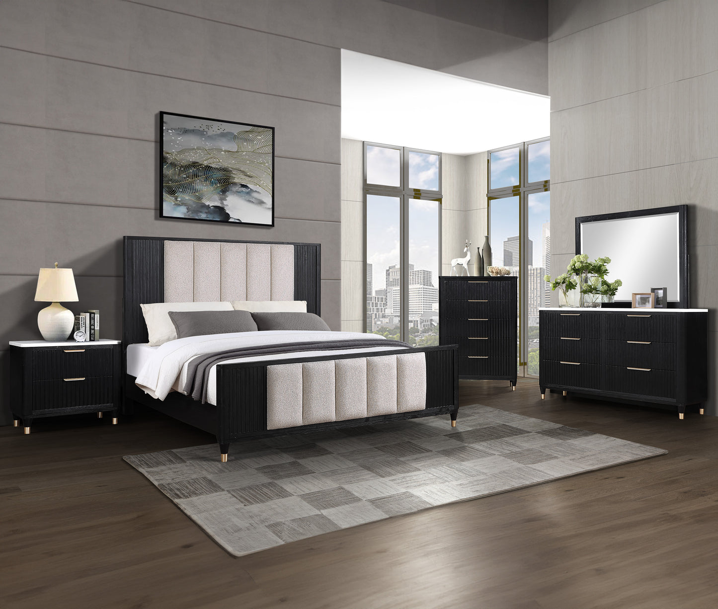 B1400 KARA BEDROOM GROUP AVAILABLE IN QUEEN AND KING SIZES