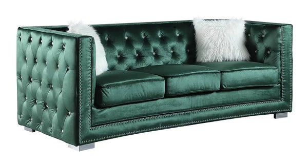 S4112 Paris II (Green) 2 Piece Living Room Set