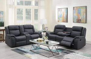 S7330 Max Grey 3 Piece Reclining Living Room Set