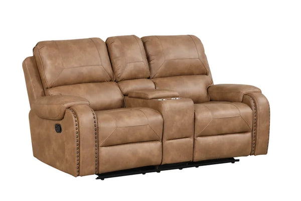 Titan2002-Saddle OVERSIZED 3pc Reclining Set