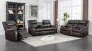 Switch Weston 3PC Reclining Living Room Set available in Brown and Espresso 2 image