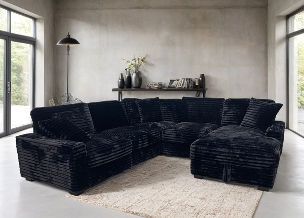 ALISSON BLACK SECTIONAL