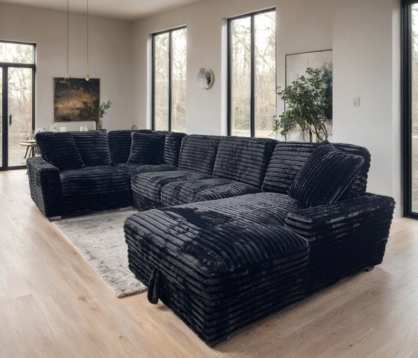 ALISSON BLACK SECTIONAL