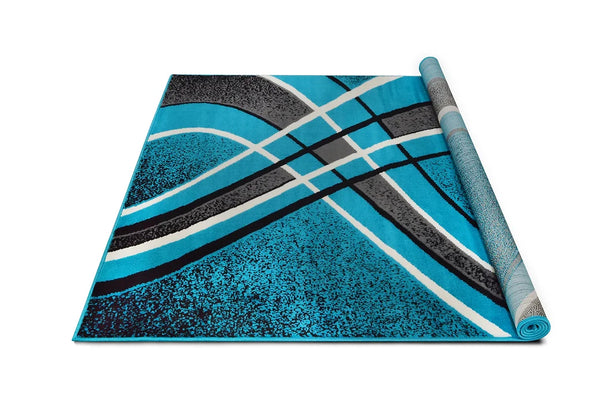 CONTEMPO 42 TURQUOISE 5 X 7 RUG