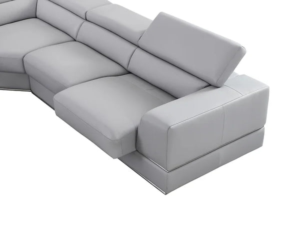 MI-5106 PELLA LIGHT GRAY LAF 4 PIECE SECTIONAL