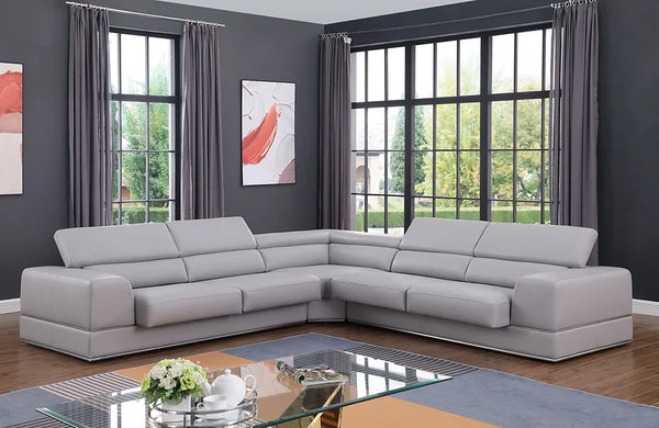 MI-5106A PELLA LIGHT GRAY SECTIONAL AVAILABLE AS 3 PC OR 4 PC