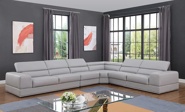 MI-5106A PELLA LIGHT GRAY SECTIONAL AVAILABLE AS 3 PC OR 4 PC