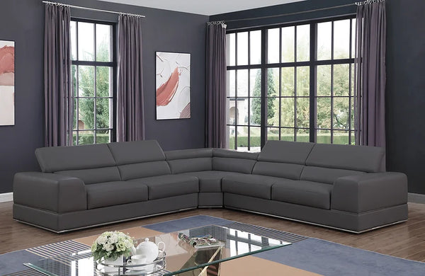 MI-5106A PELLA DARK GRAY SECTIONAL AVAILABLE AS 3 PC OR 4 PC