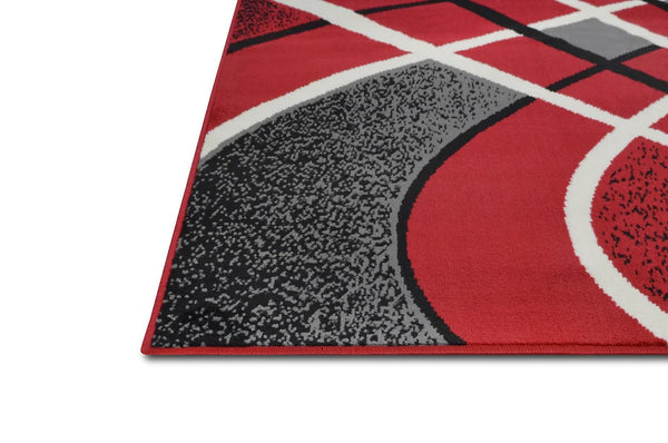 CONTEMPO 42 RED 5 X 7 RUG