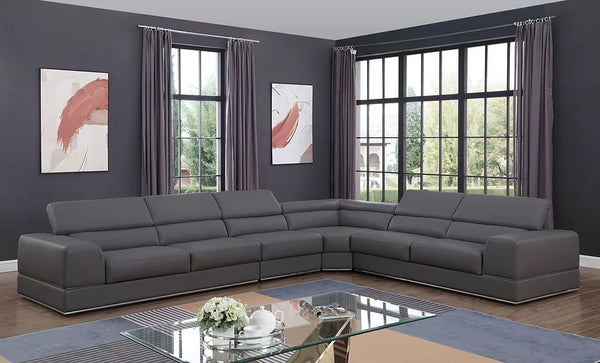 MI-5106A PELLA DARK GRAY SECTIONAL AVAILABLE AS 3 PC OR 4 PC