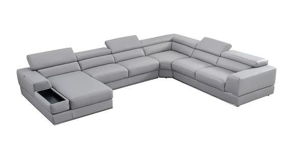 MI-5106 PELLA LIGHT GRAY LAF 4 PIECE SECTIONAL