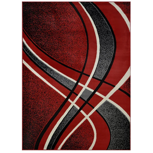 CONTEMPO 42 RED 5 X 7 RUG