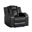 Switch S3480 ECLIPSE BLACK 2 PIECE POWER RECLINING SET 3 image