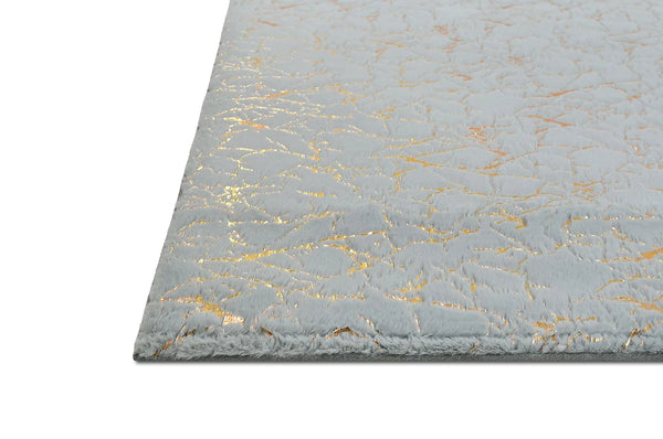 RABBIT SILVER WITH GOLD 5 X 7 RUG