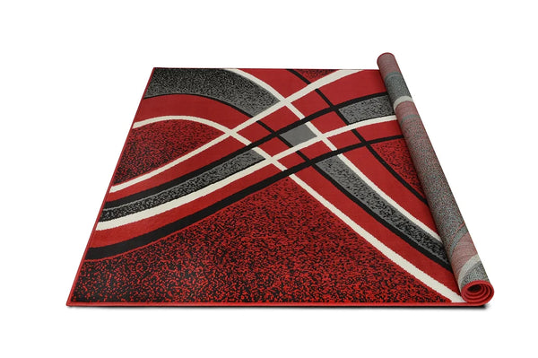 CONTEMPO 42 RED 5 X 7 RUG