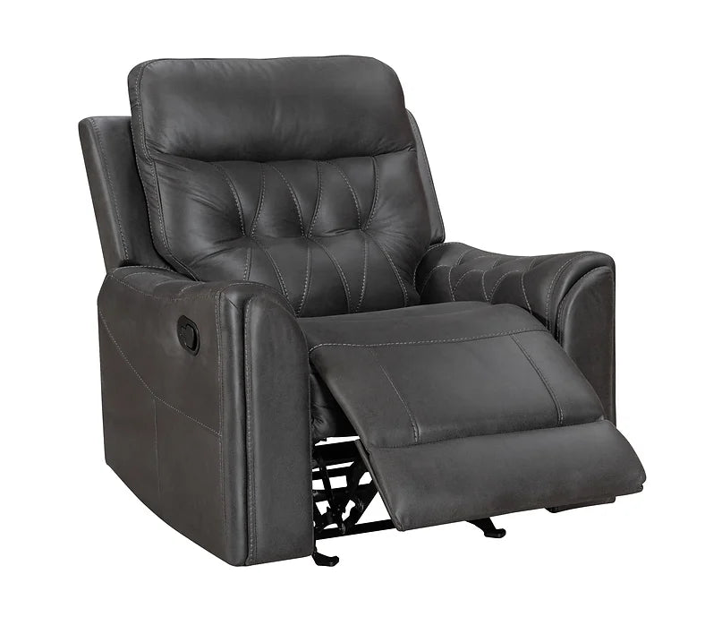 S6500 RITA GREY 3 PIECE RECLINING LIVING ROOM SET