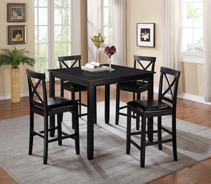 Tahoe - Cappuccino - Counter Height Table + 4 Chairs