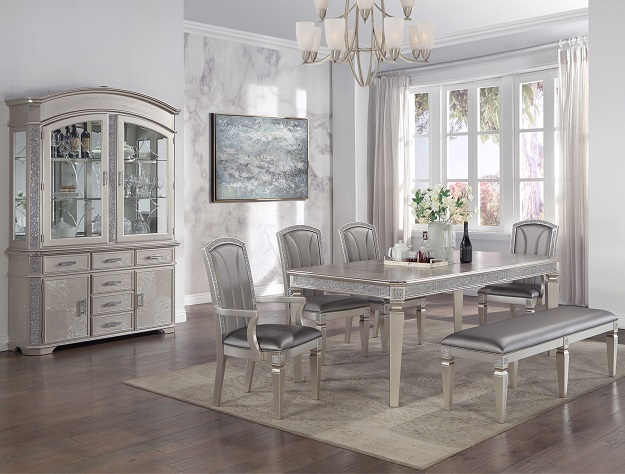 2200-44108-KLINA PEDESTAL DINING TABLE