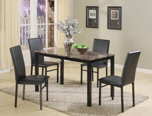 1217SET AIDEN 5-PC DINING  TABLE WITH 4 CHAIRS