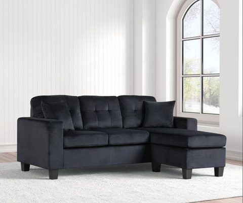 Cris Black - Reversible Sectional