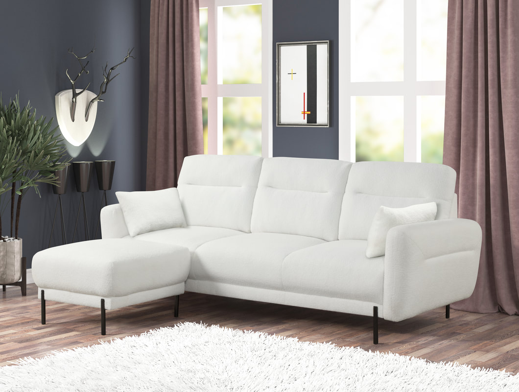 LILY FUR SECTIONAL