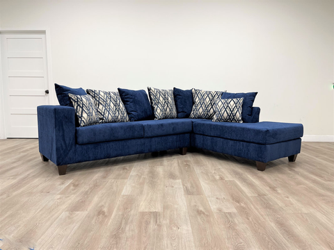 110 - Blue Sectional