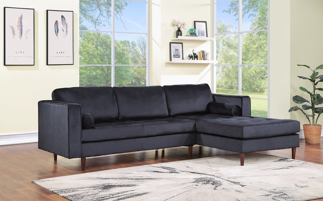 Roxy Black Sectional **ON SALE**