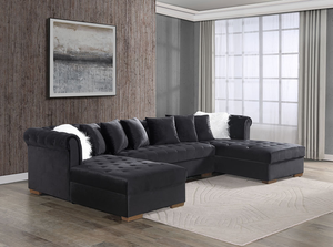 Aria - Black Sectional **ON SALE**