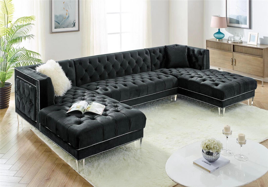 Prada - Black Sectional