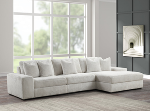 SUNDAY BEIGE 3PC Sectional **NEW ARRIVAL**