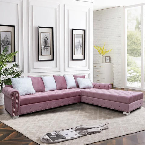 S200 Malibu Sectional (Pink)