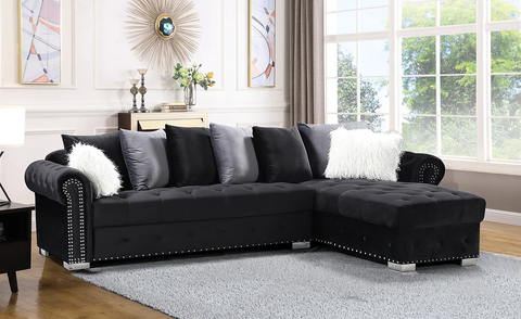 S8187 Milan Sectional (BK)