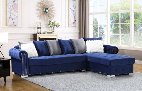 S8187 Milan Sectional (Blue)