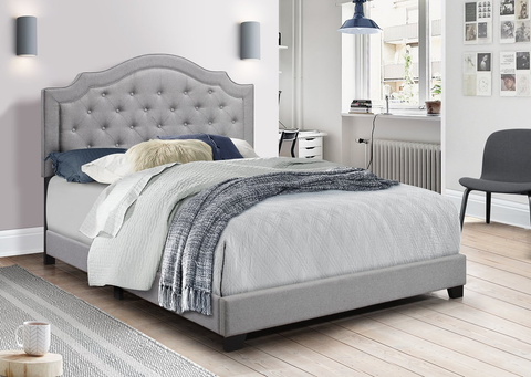 STARBED GRAY LINEN AVAILABLE IN FULL, QUEEN AND KING SIZES