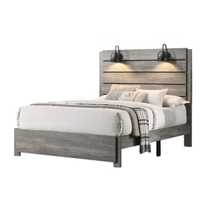 B6820 CARTER GRAY QUEEN OR KING SIZE BED