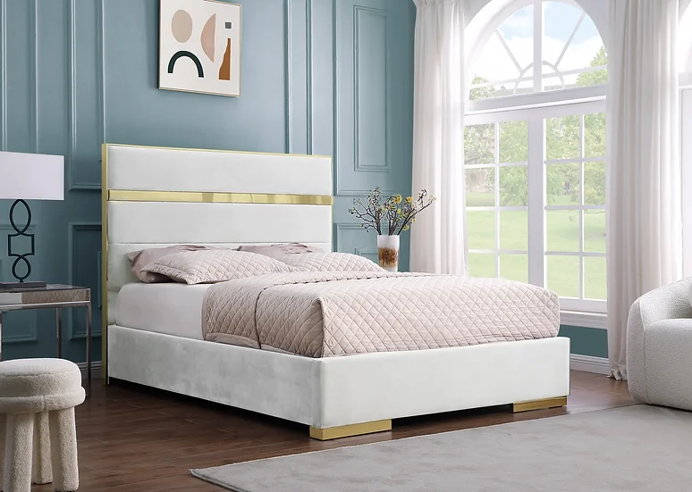 B810 Cartier (Ivory) Bed Frame