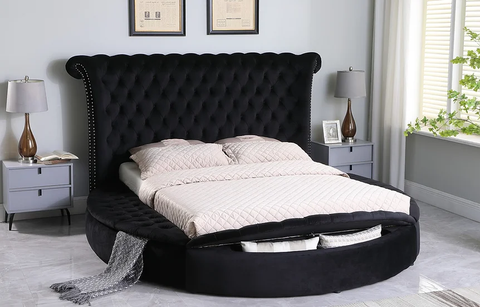 B8008 Lux (Black) Bed Frame