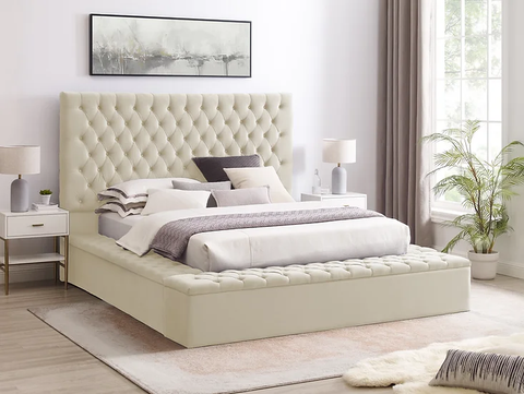 B8011 Catalina (Cream) Bed Frame