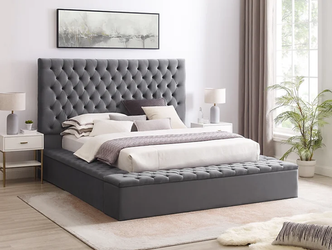 B8011 Catalina Bed Frame (Grey)